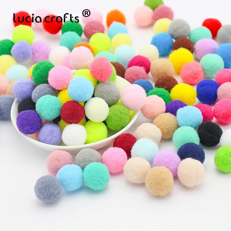 

8mm/10mm/15mm/20mm/25mm/30mm Fluffy Soft Pompom Plush Pom Poms Ball DIY Handmade Sewing Craft Kids Toy Wedding Decorations K0402