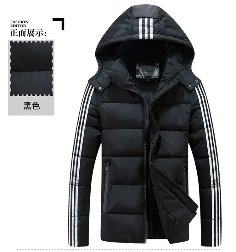 invierno nueva moda chaqueta de plumón para hombre chaqueta de plumón de moda para hombre ropa gruesa y catida para hombre
