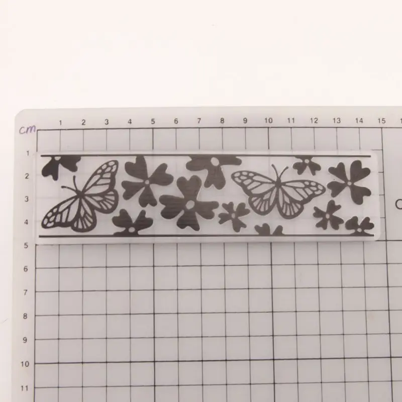 Butterfly Flower Embossing Folder Stencil Template DIY Scrapbook Album Card