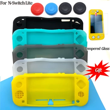 

New Silicon Case Shell Soft Protective for Nintend Switch Lite Console Handle Grip Cover Anti-Scratch For Switch Mini Accessorie