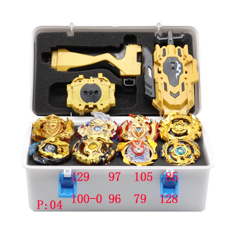Takara Tomy новый золотой FCL Набор лопастей b 144 145Bey Bay Burst металлик Bables Set Box Детские