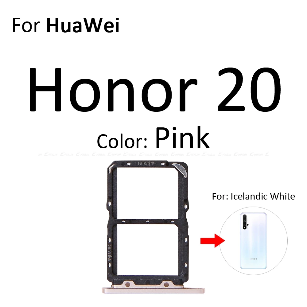 Карта Micro SD Sim карты слот, разъем для лотка адаптер Коннектор кард-ридера для HuaWei Honor вид 20 Pro Lite 20i контейнер держатель