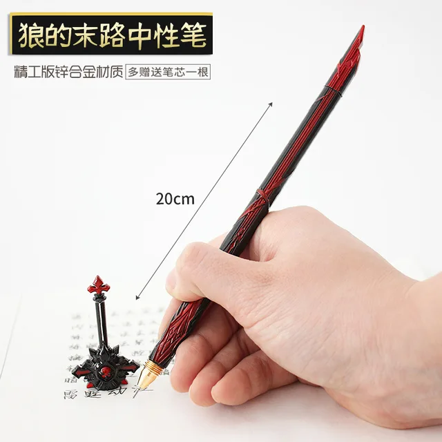 Anime Genshin Impact Cosplay Stationery Weapons Tartaglia Arataki Itto Raiden Shogun Thomas Sword Sign Pens Props langdemolu