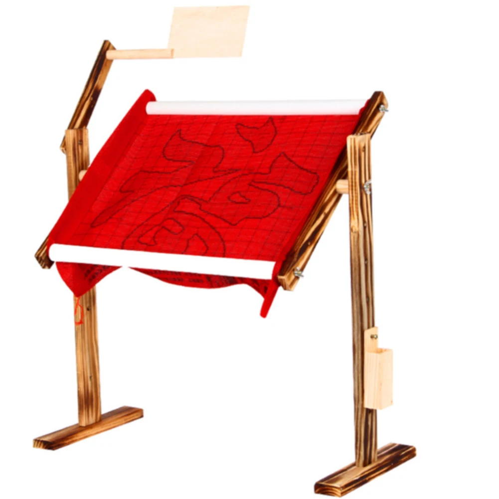 

Frame Craft Ergonomic Solid Desktop Chinese Embroidery Tool Practical Cross Stitch Rack Lightweight Wood Adjustable Handwork