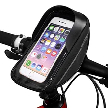 6.5Inch Touch Screen Bicycle Bags|Rainproof MTB Cycling Bike Head Tube Bag|Bicycle Handlebar Cell Mobile Phone Bag Case Holder