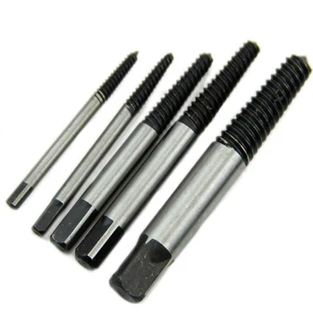 

Stud Screw Extractor Removal Equipment W/ storage box Accessories 5pcs 3mm- 19mm