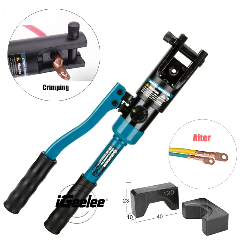 Zupper Hydraulic Crimping Plier Yyq120 Hexagon Crimping Tool Electric