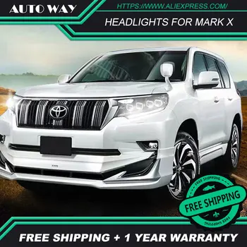 

Car styling LED ALL LED headlight Head Lamp case for Toyota Prado headlights 2018 Toyota Prado ALL headlight Lens low beam