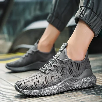 

2020 New Fashion Summer Men's Casual Shoes Comfortable Lightweight Men's Shoes Mesh Breathable Men Walking Sneakers Zapatillas