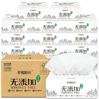 

Household Toilet Paper Toilet Paper 3 Sheets Pulp 100% Unscented 20 Roll (130 cut 131mm*200mm) package Paper towel toilet paper