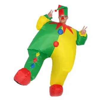 

Christmas Inflatable Adult Dress Up Dress Clown Annual Performance Costume Party