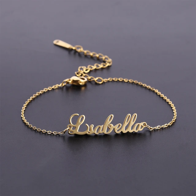 Novgarden Personalized Ankle Bracelets for Women, Sterling Silver Women  Beaded Name Anklets with Cuban Chain Link Custom Bracelets Summer Beach  Jewelry for Teen Girls - Yahoo Shopping