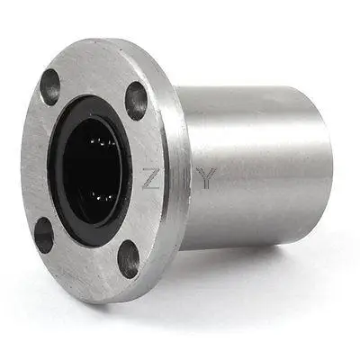 

LMF25UU 60mm x 60mm Round Base Straight Motion Ball Bearing Silver Tone