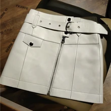 Genuine Leather 2020 new autumn and winter Fashion casual plus size brand female women girls skirts clothing Genuine Leather 2020 new autumn and winter Fashion casual plus size brand female women girls skirts clothing