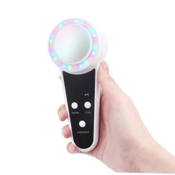 

3 Colors Hot Cold Beauty Instrument Photon Rejuvenation Massager Skin Lifting Firming Facial Cool Warm Hammer Face Care Massager