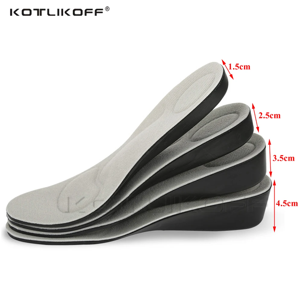 Insoles Light Taller Heel Lift Shoe Pads Increase Height Shoe Inner Sole Unisex 