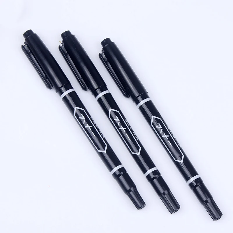 

3pcs CD DVD Double Tip Waterproof Permanent Oily Outdoor Marking Ink Marker Pen For Home , Office Or School Use Point Fine Color