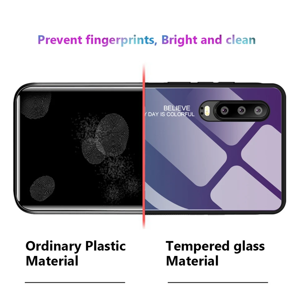 Case For Huawei P30 P20 Pro Lite Nova 3 3i Cover Luxury Glass Case For Huawei Honor 8X 10 10i 20 20i Mate 10 20 30 Pro Lite (6)