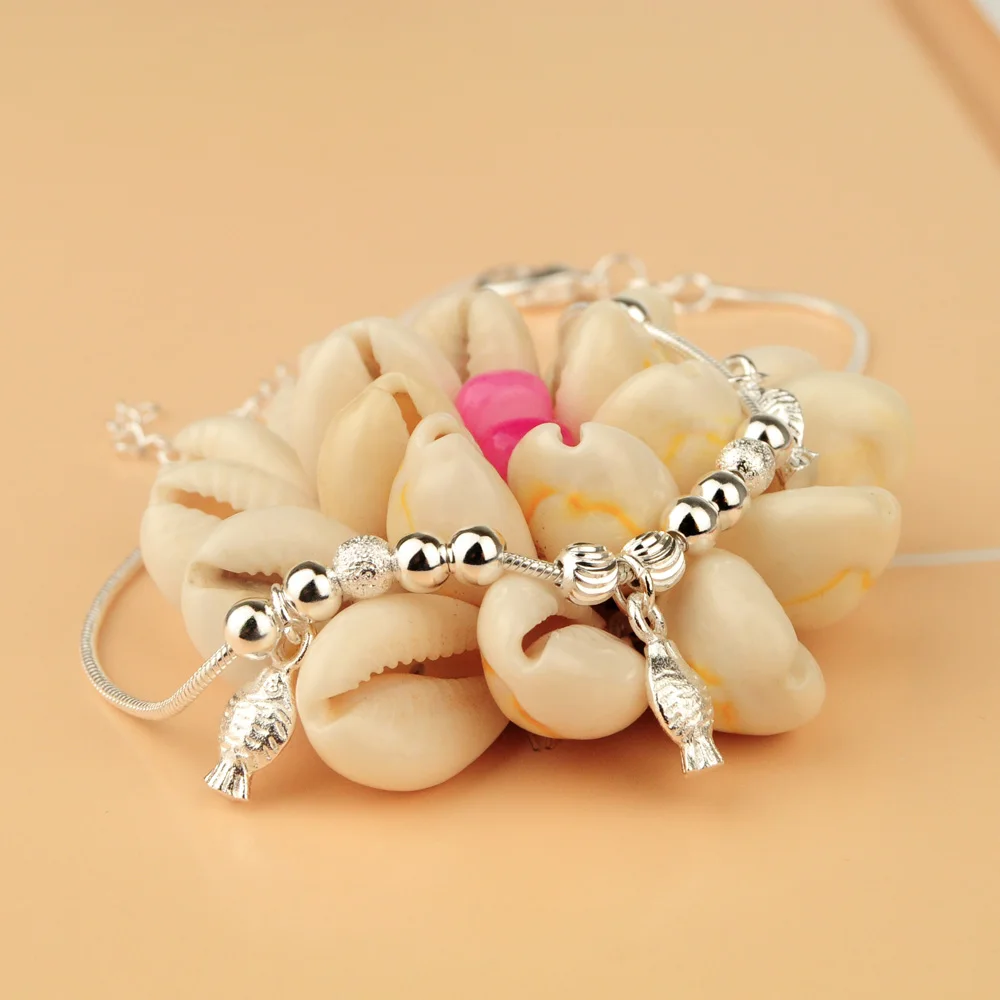 Подвеска в виде маленькой рыбки из серебра 925 пробы|foot accessories|gift for girlfriendgift gifts |