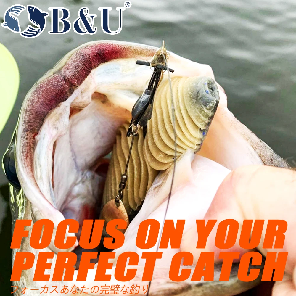B&U BELLOWS GILL Soft Lure Worm Fishing Bass Lure Silicone Baits Soft Rubber For Fishing Swimbait Artificial leurre souple B&U BELLOWS GILL Soft Lure Worm Fishing Bass Lure Silicone Baits Soft Rubber For Fishing Swimbait Artificial leurre souple