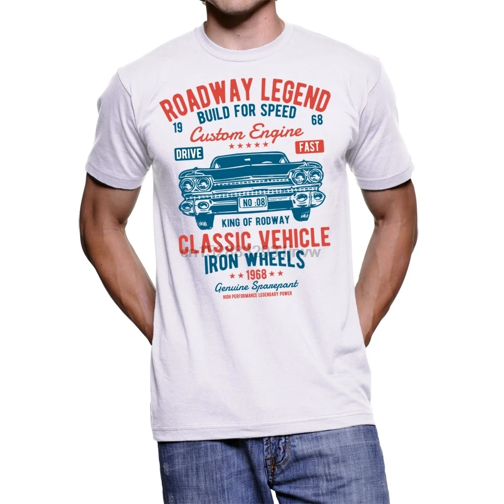 Mens T Shirts Fashion 2019 - SHIRT UOMO ROADWAY LEGEND CLASSIC VEHICLE SHITR |