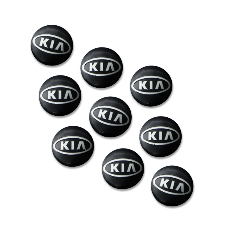 10 шт. эмблема для автомобильных ключей 14 мм с логотипом KIA K2 K3 K5 Sorento Sportage R Rio Soul cap