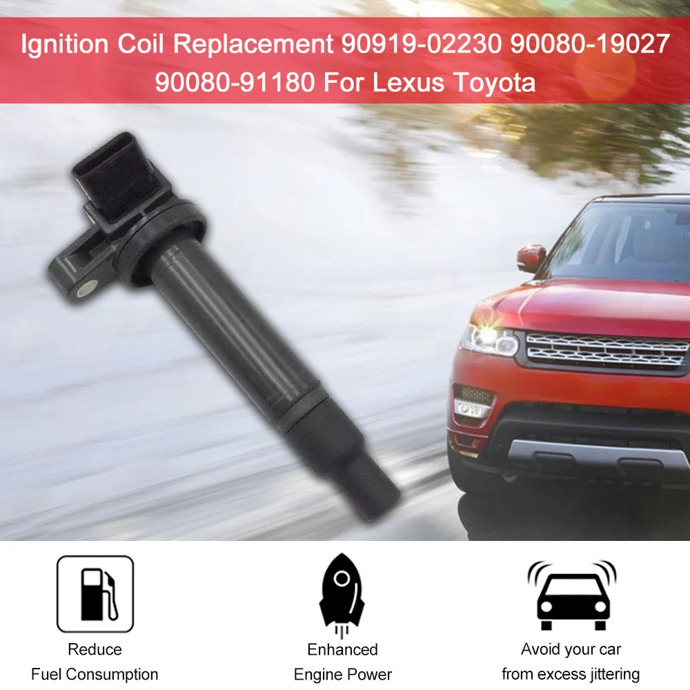 Замена катушки зажигания 90919-02230 90080-19027 90080-91180 для Lexus Toyota Катушка зажигания автомобиля Kit