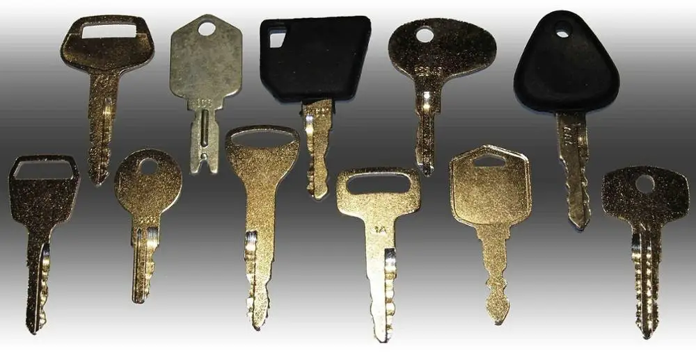 Для вилочного тяжелого оборудования/Строительный набор ключей зажигания(11 клавиш