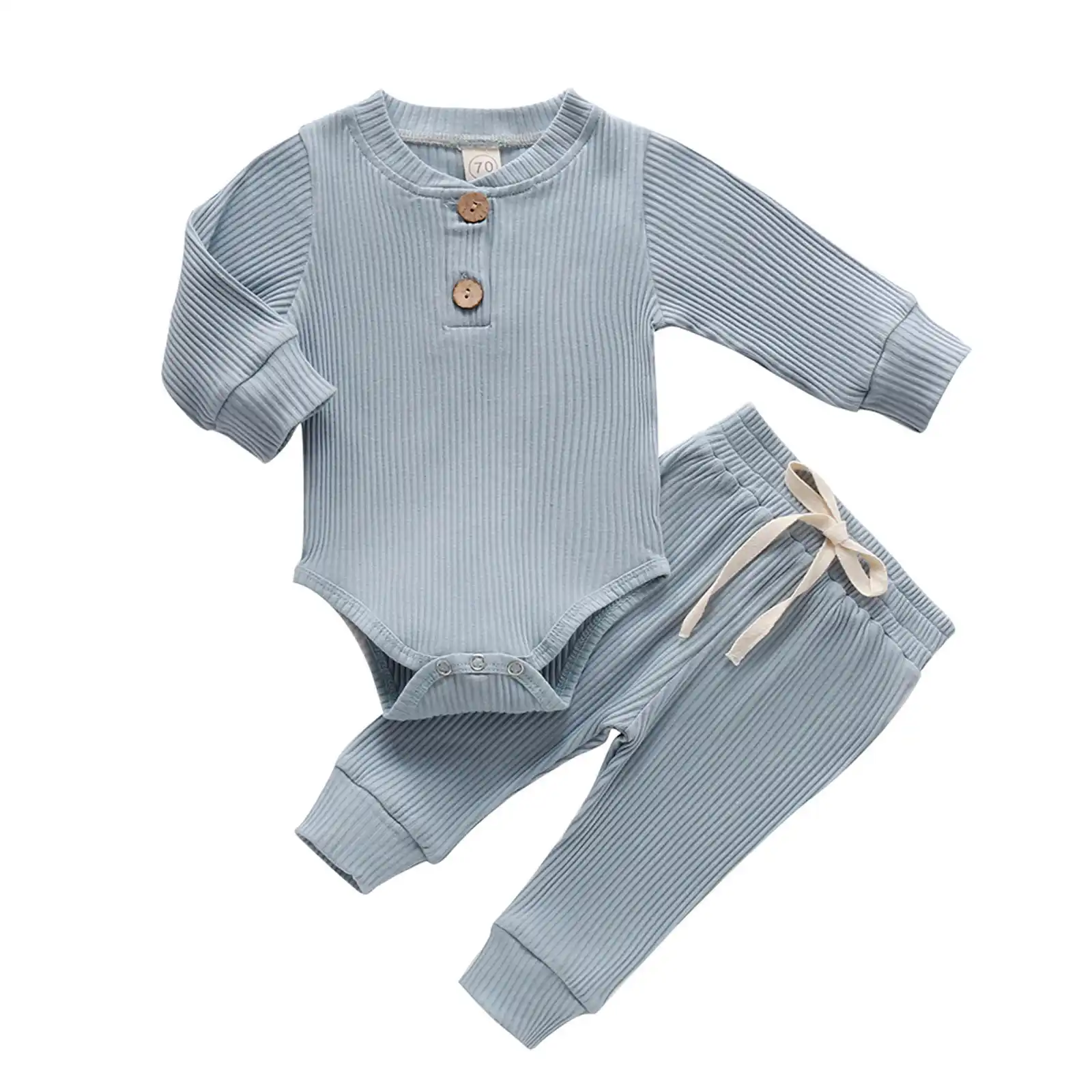 ribbed long sleeve bodysuit baby