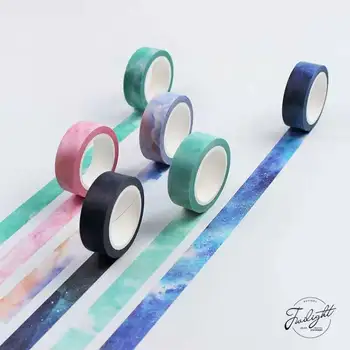 

1 Pcs Fantasy Dream Style Washi Sticker Decor Roll Paper Masking Adhesive Tape washi tape office and school supplies