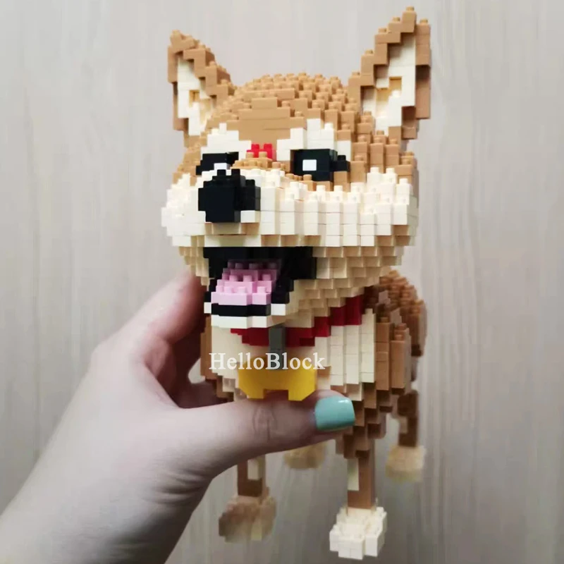 

Милые Косплей Shiba «Лисья Секретная служба» (Inu Мини Строительные блоки собака 3D в заказе будет отправлена Модель Кирпичи щенок Развивающие игрушки для детей Мультяшные с изображением животных Рождественский подарок 1850 шт.