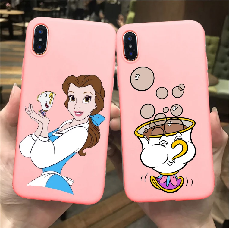 

Teacup clipart chip beauty and the beast Soft Silicone Phone Case Cover For iPhone 11 11PRO MAX 6SPlus 8 8Plus XSMAX XR
