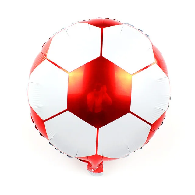 18 дюймов Барселона футбольная Джерси шары в виде футбольных мячей вечеринка для мальчика день рождение украшения набор детских игрушек globos - Цвет: 18in football red
