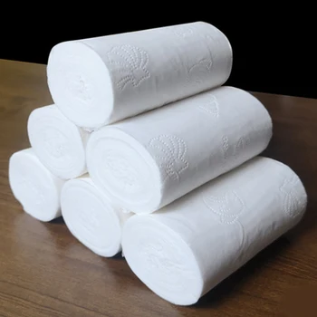

8/10 rolls Four Layer Kitchen Toilet Tissue Home Bath Toilet Roll toilet paper Soft Toilet Paper Skin-friendly Paper Towels