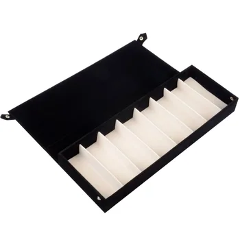 

Display Grid Showing Glasses Case Organizer 8 Slot Artificial Suede Gift Box Storage Tidy Tool Jewelry Stand Holder Sunglasses
