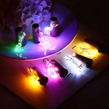

1m 10 LED Mini Bottle Stopper Lamp String Fairy Light Colorful Light Bar Decor