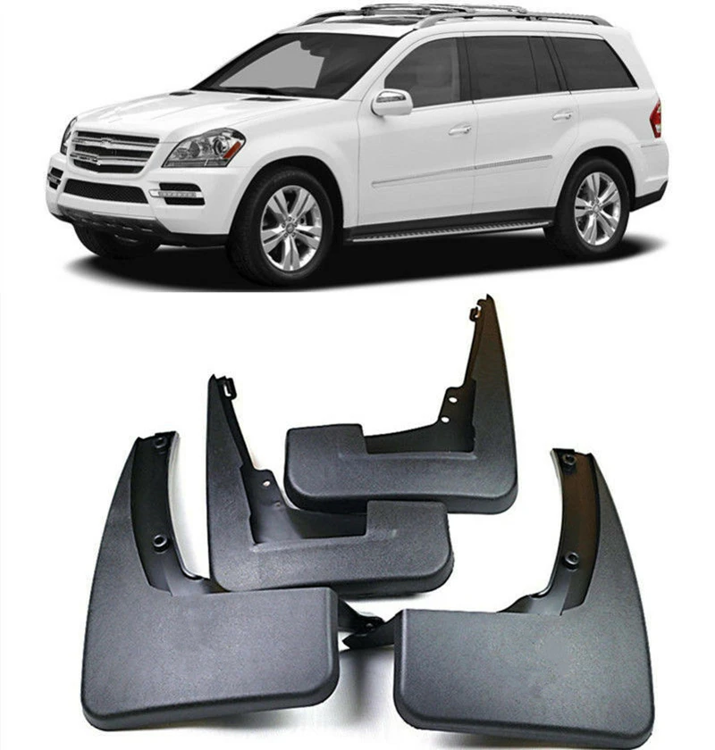 Украшение автомобиля Брызговики для 2007-2012 Mercedes Benz GL X164 350 450 550 крыло 4CPS/комплект