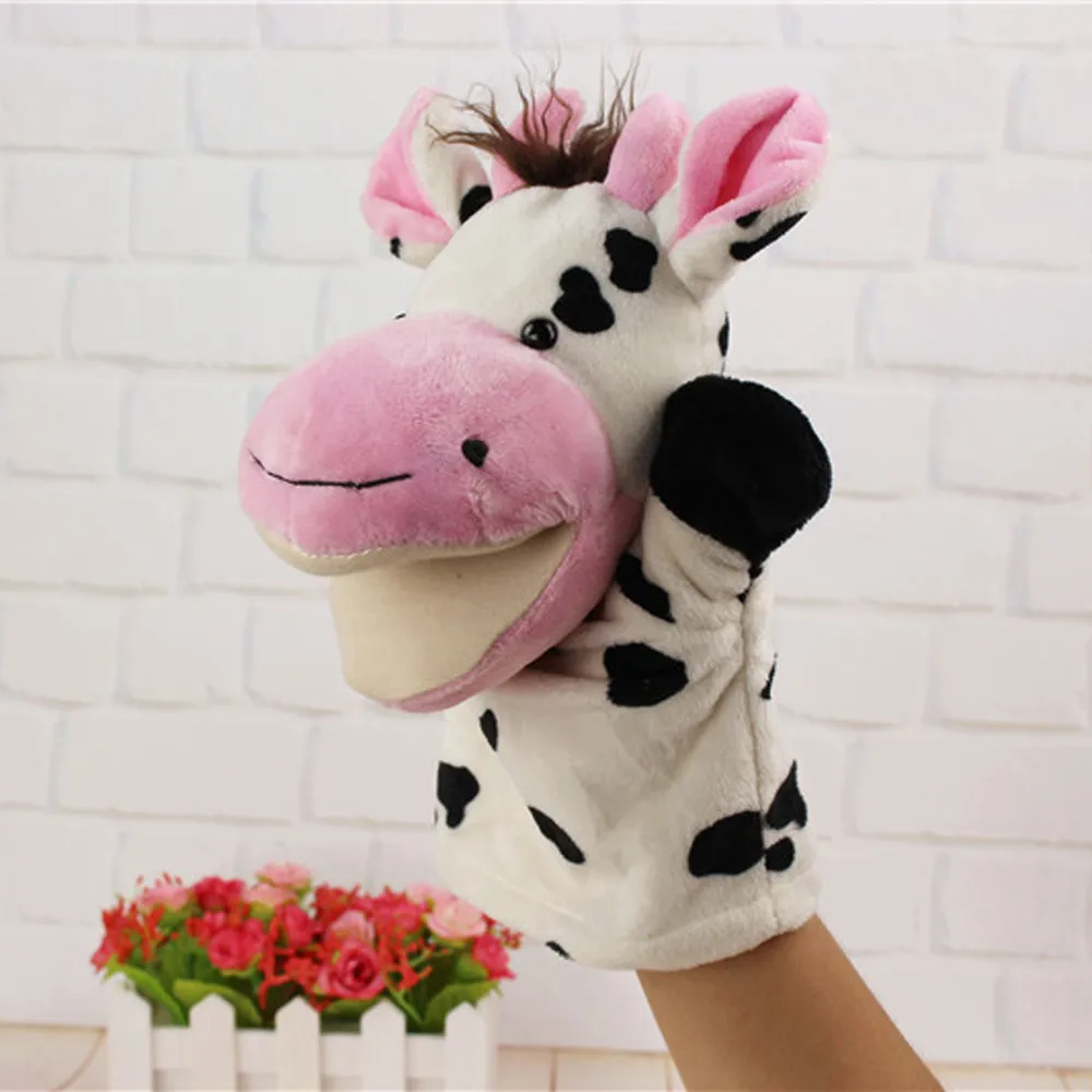 Куклы, игрушки, новая мода, милые Мультяшные животные, кукла, дети, перчатка, ручная кукла, мягкие плюшевые игрушки, повествование истории, игрушки высокого качества