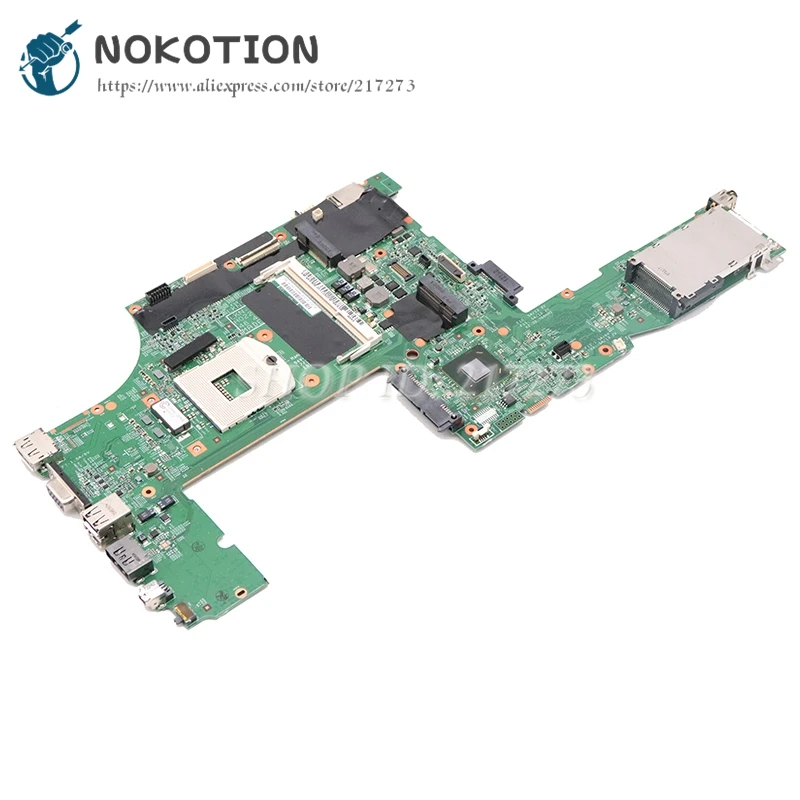 NOKOTION для lenovo ThinkPad T520 Материнская плата ноутбука 04W2020 48.4KE34.021 материнская QM67 DDR3