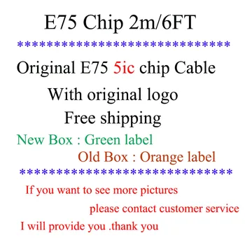 

10pcs/lot with packing 2m/6FT E75 Chip OD3.0mm Data USB Sync Charging Cable For Foxconn iX XS XR XS Max 8 7 New SE 5S 6s plus