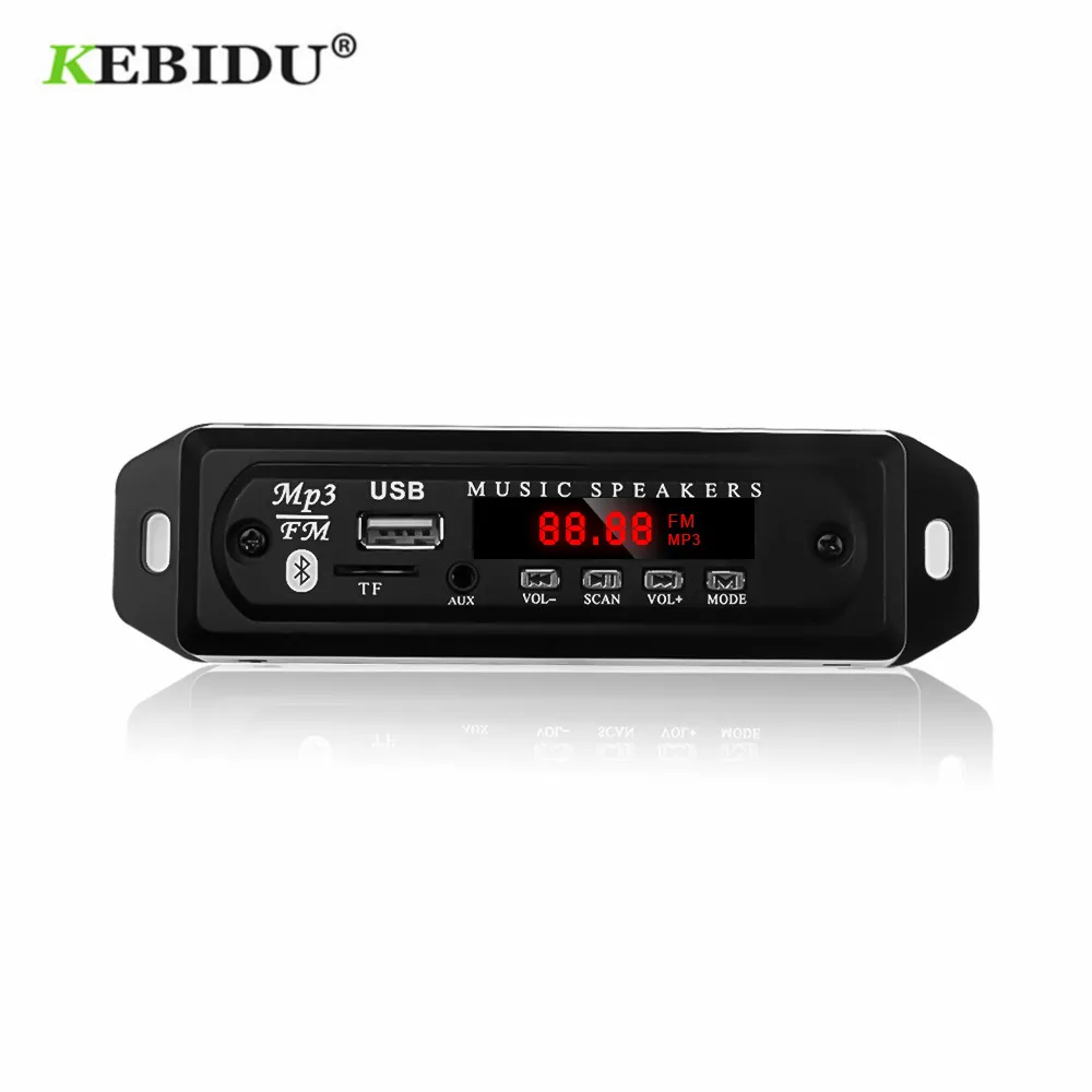 KEBIDU 12 в Bluetooth MP3 декодер плата USB TF fm-радиоприемник модуль 3,5 мм AUX аудио Bluetooth беспроводной автомобильный комплект