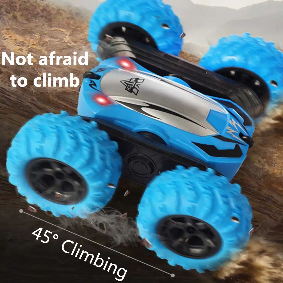 3D флип-пульт дистанционного управления RC автомобиль с светильник трюк Дрифт Деформация-багги автомобиль Рок Гусеничный ролл автомобиль Рождество Дети робот RC автомобиль игрушка