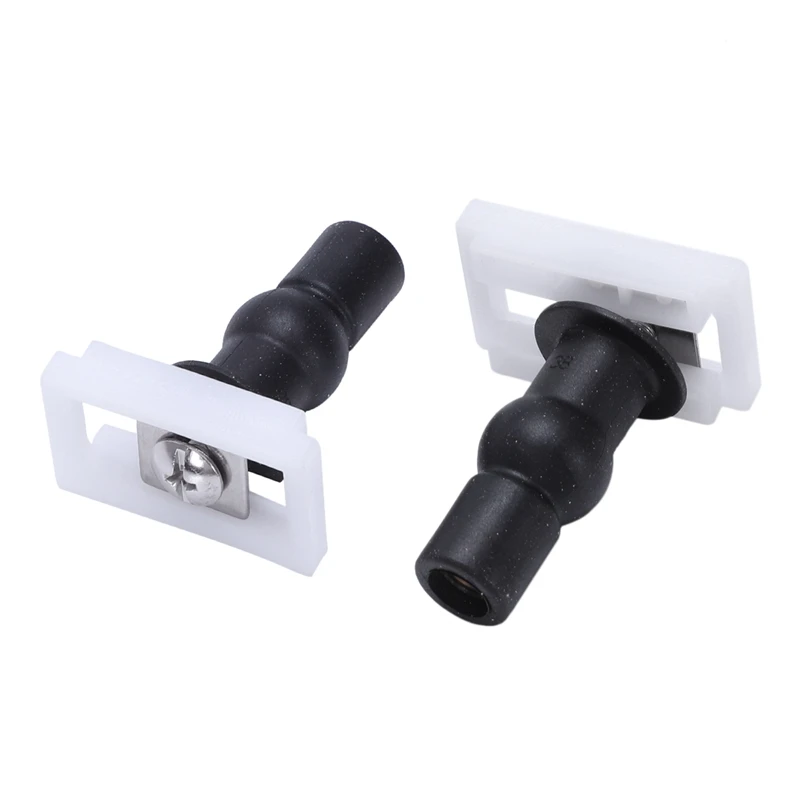 2pcs DIY Plastic Toilet Seat Screws Fixings Fit Toilet Seats Hinges Repair Tools Type&Size:13# 2.3X3.8Cm