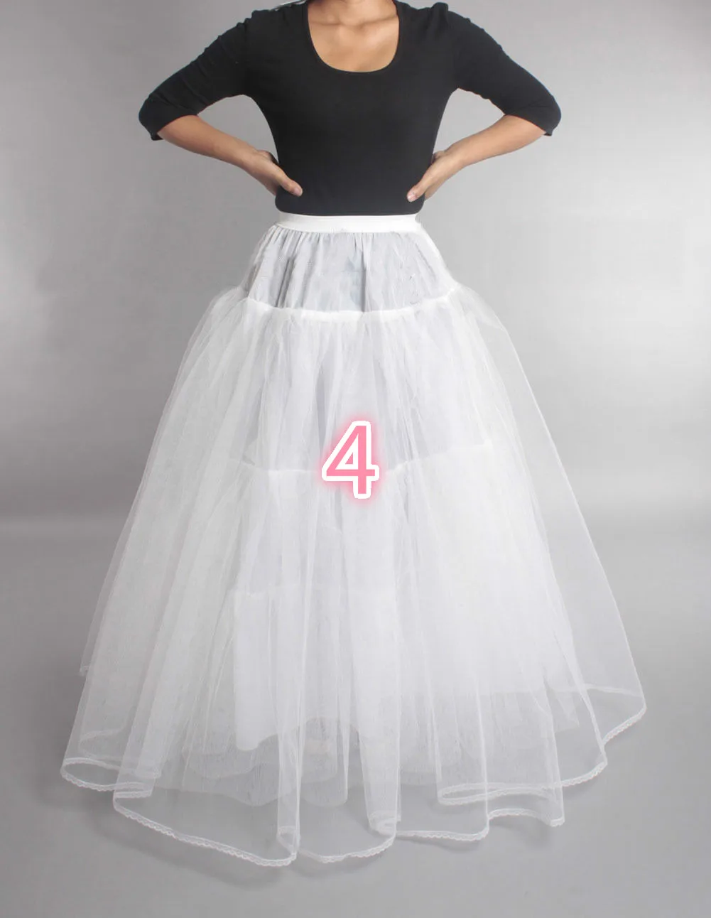 Prom Dress Bridal Slip Hoop Skirt Wedding Petticoat Underskirt Crinoline