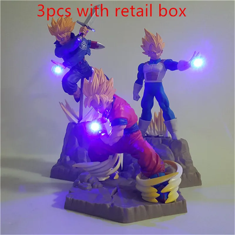 Lampara Dragon Ball Z Goku Vegeta trunks Супер Saiyan игрушки аниме настольная лампа декор Освещение