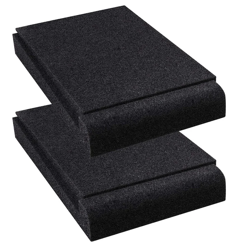 

2Pcs Acoustic Panels Foam Suitable for 5 inch Speakers High-Density Acoustic Foam Prevent Vibrations and Fit Most Stands