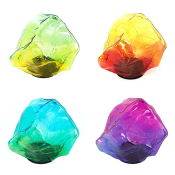 

Solar lights Metal Flickering Solar Lantern Outdoor Lighting Solar Powered Waterproof Lights for Garden Patio Pathway Colorful