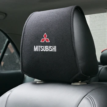 

Car Styling Case For Mitsubishi asx lancer outlander pajero Hot car headrest cover 1pcs