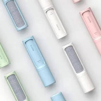 

Reusable Pet Hair Remover Brush Lint Roller Self Cleaning Cat Dog Fur Hair Dust Removal Brush for Clothes Portable Effective