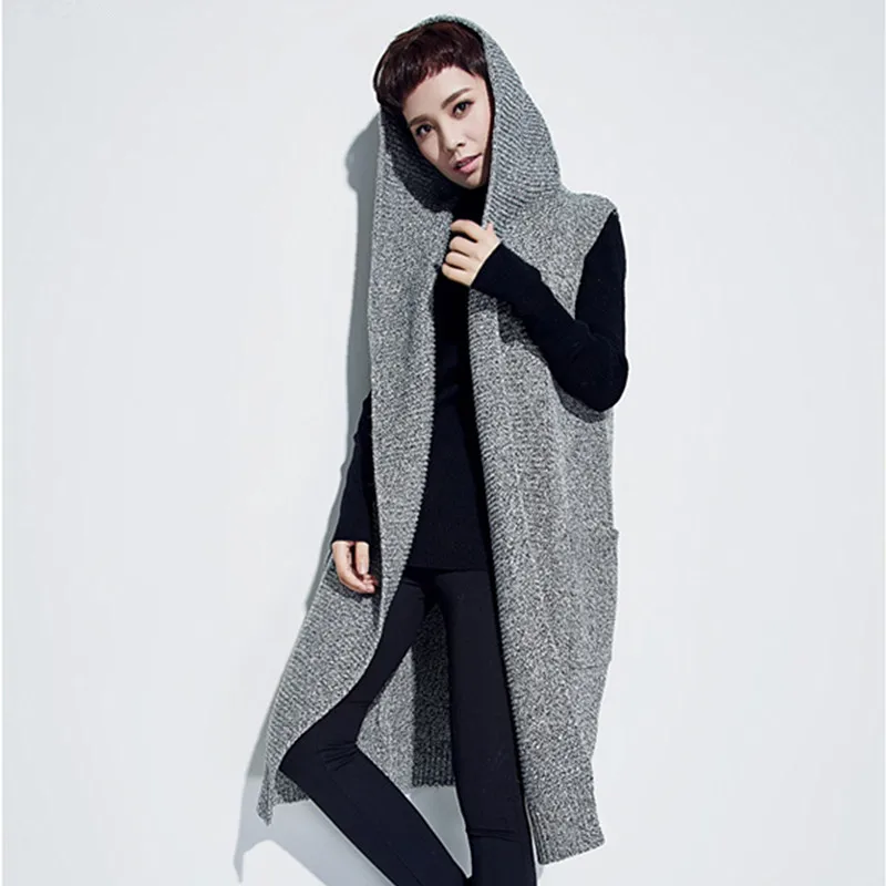 Womens knitted sleeveless cardigan Clearance